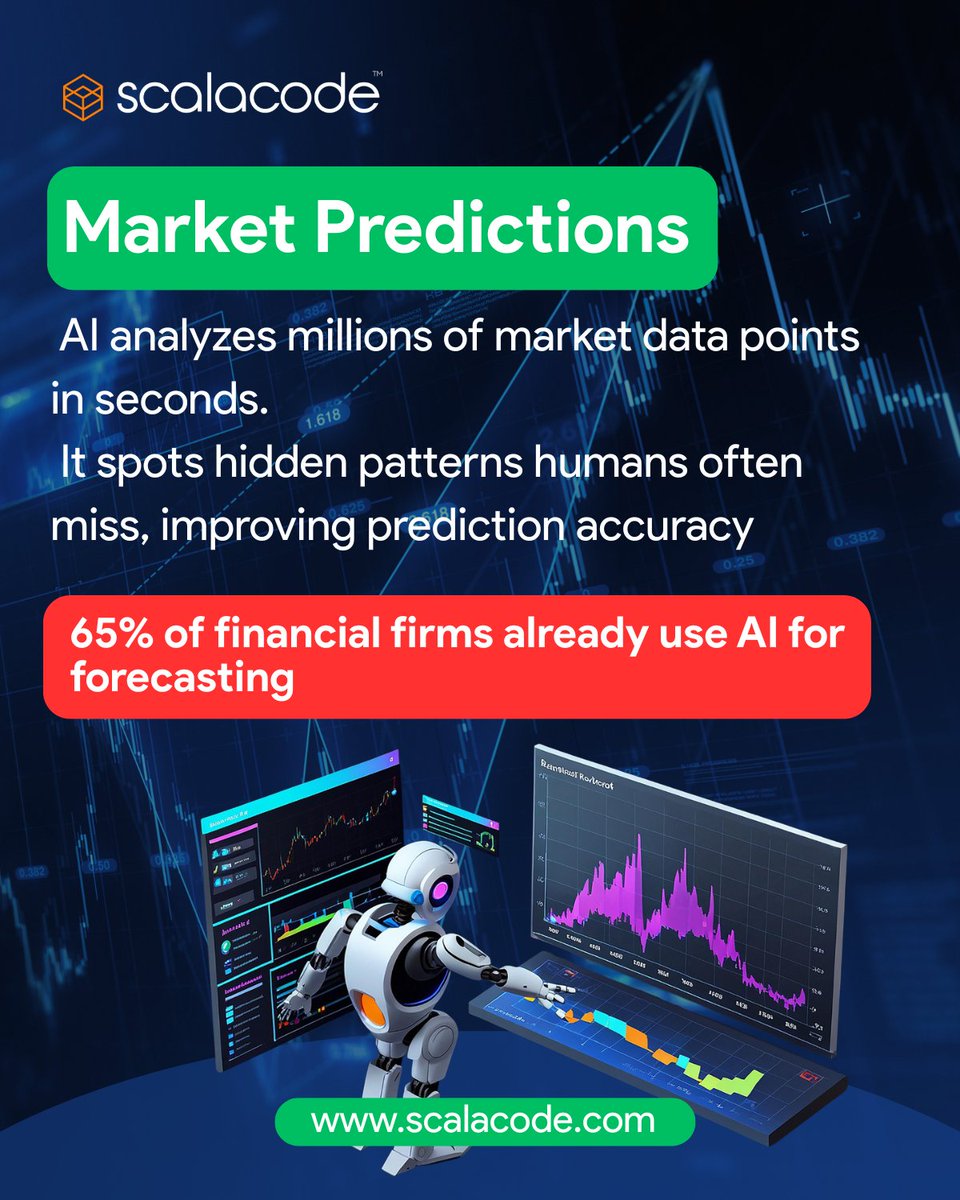 scala_code's tweet image. AI in Stock Trading Apps: Smarter Investing at Your Fingertips

AI is transforming how investors use trading apps—analyzing huge data sets, boosting security, and enabling smarter, faster decisions.

Find out here: scalacode.com/blog/ai-in-sto…

#AI #FinTech #StockTrading #ScalaCode