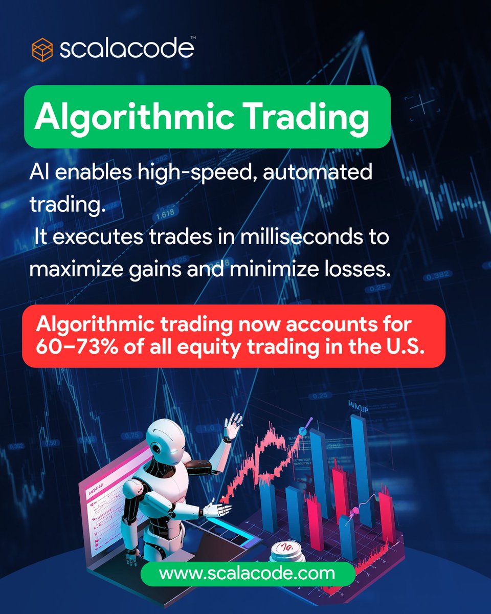scala_code's tweet image. AI in Stock Trading Apps: Smarter Investing at Your Fingertips

AI is transforming how investors use trading apps—analyzing huge data sets, boosting security, and enabling smarter, faster decisions.

Find out here: scalacode.com/blog/ai-in-sto…

#AI #FinTech #StockTrading #ScalaCode