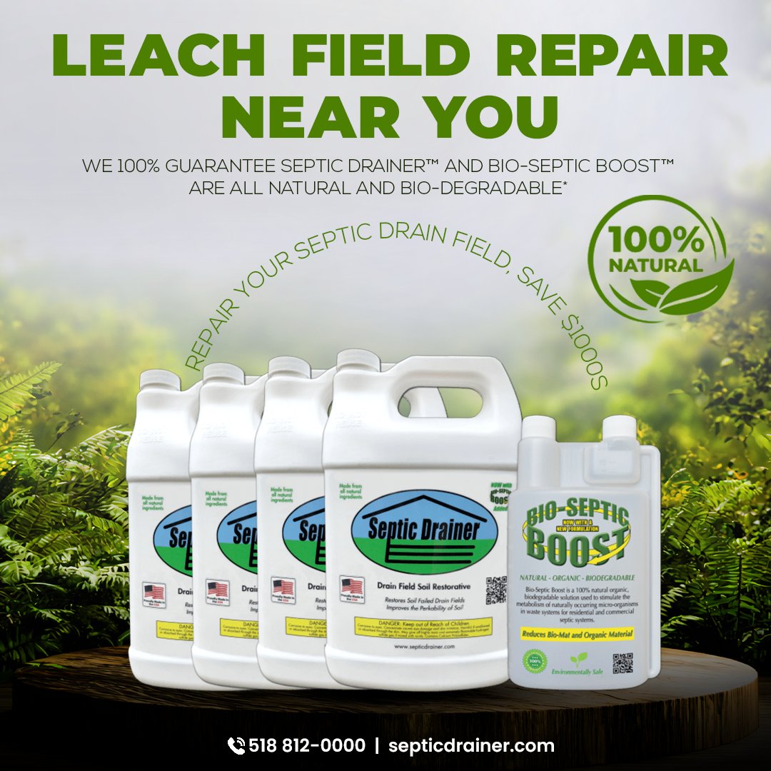 Failing septic system? 🚨 Skip costly excavation. RCS II, Inc’s SDRkit &amp; Megakit restore flow by breaking sodium-bound soil &amp; clearing Bio-Mat. Stop pooling, odors &amp; slow drains with proven leach field repair near you.

👉 bit.ly/3JVu24c

 #SepticDrainer #SepticSystem