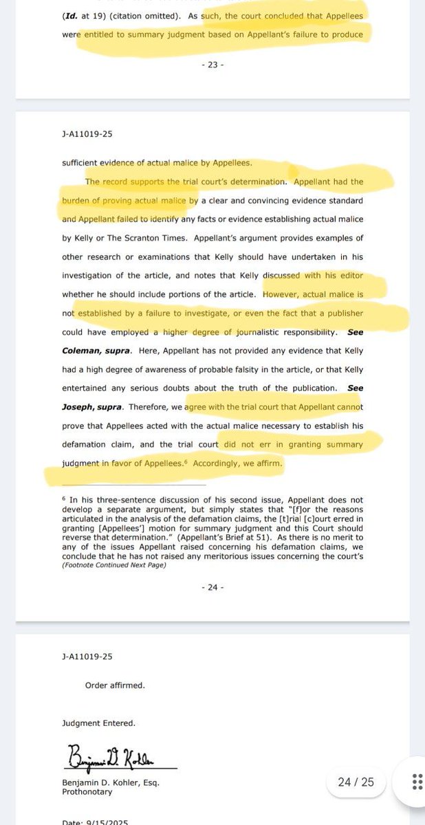 "we affirm" 
3 points addressed by the appeals court. I highlighted why to save everyone time.

Phil is a pedophile. This is the 3rd court ruling to agree with that statement.

#goldco #kellyfelix #7kmetals
