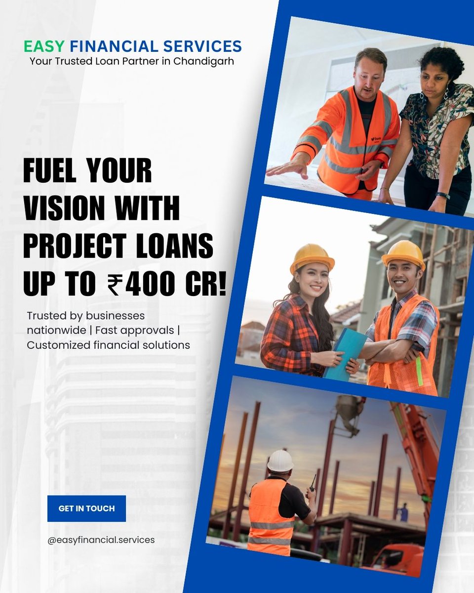easyfinancials's tweet photo. Fuel your vision with Project Loans up to ₹400 Cr!

From infrastructure to expansion, we've got you covered with:

✅ Fast Processing
✅ Flexible Terms
✅ Expert Support

📞 Let’s build your dream: 7035655555

#ProjectLoan #BusinessGrowth #EasyFinance #StartupFunding #Finance https://t.co/LI1oelNEk1