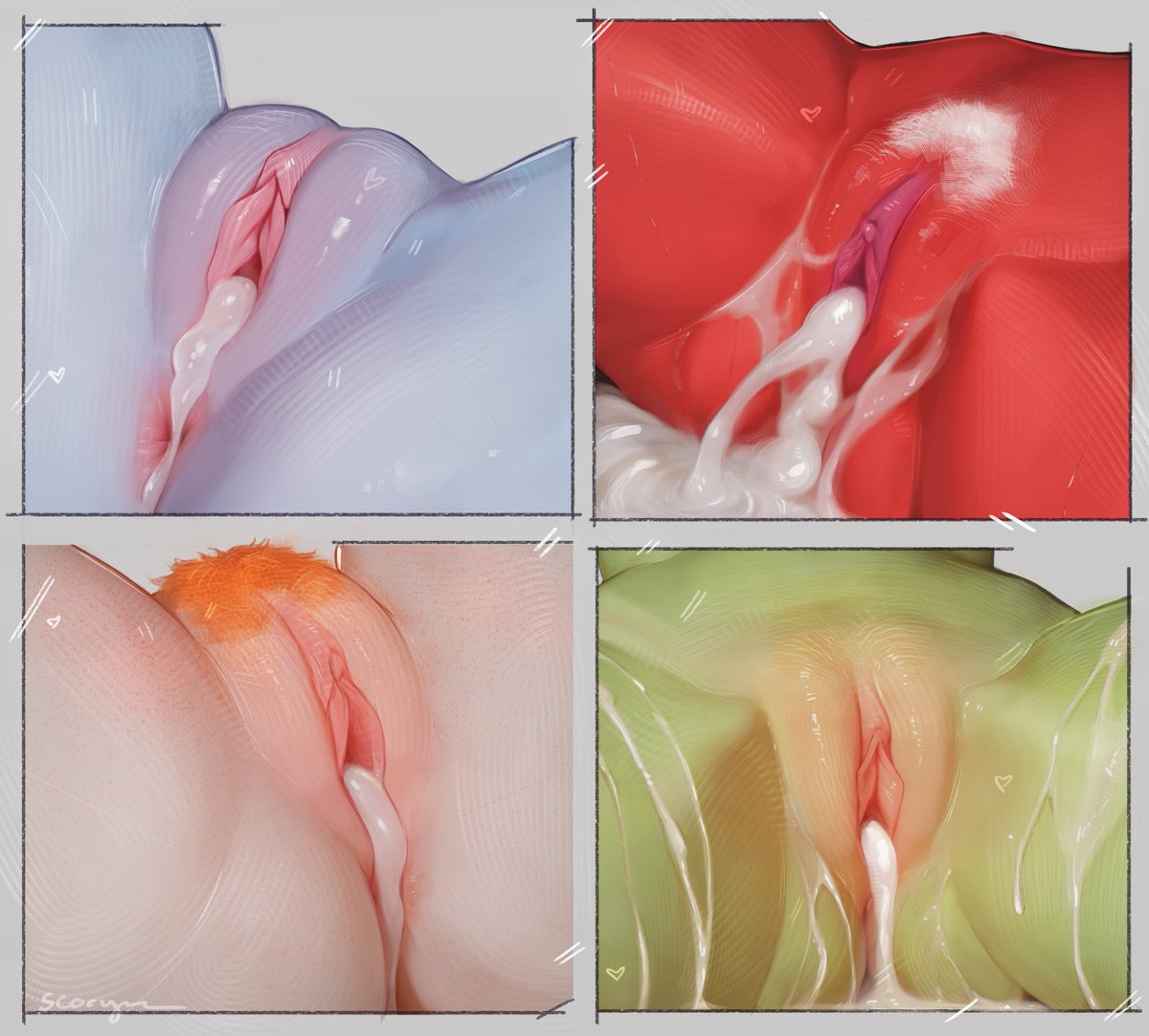 Searyn ๐ (@searynnsfw) on Twitter photo Some creampie practice as requested Some creampie practice as requested