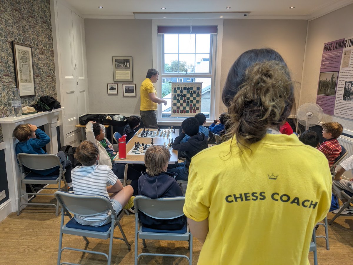 Checks, Captures and Threats at the Wimbledon Chess Rising Stars club on Sunday. Good to be back! ♟️👍