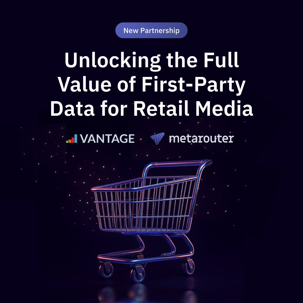 MetaRouter's tweet image. Retail media just got a major boost.

MetaRouter + Vantage =
✅ +370% ROAS offsite
✅ 2.5X match rates
✅ +71% conversions
✅ +24% offsite revenue

Real-time, privacy-first data + end-to-end orchestration = measurable growth for retailers &amp;amp; brands.

👉 hubs.li/Q03JwVsk0