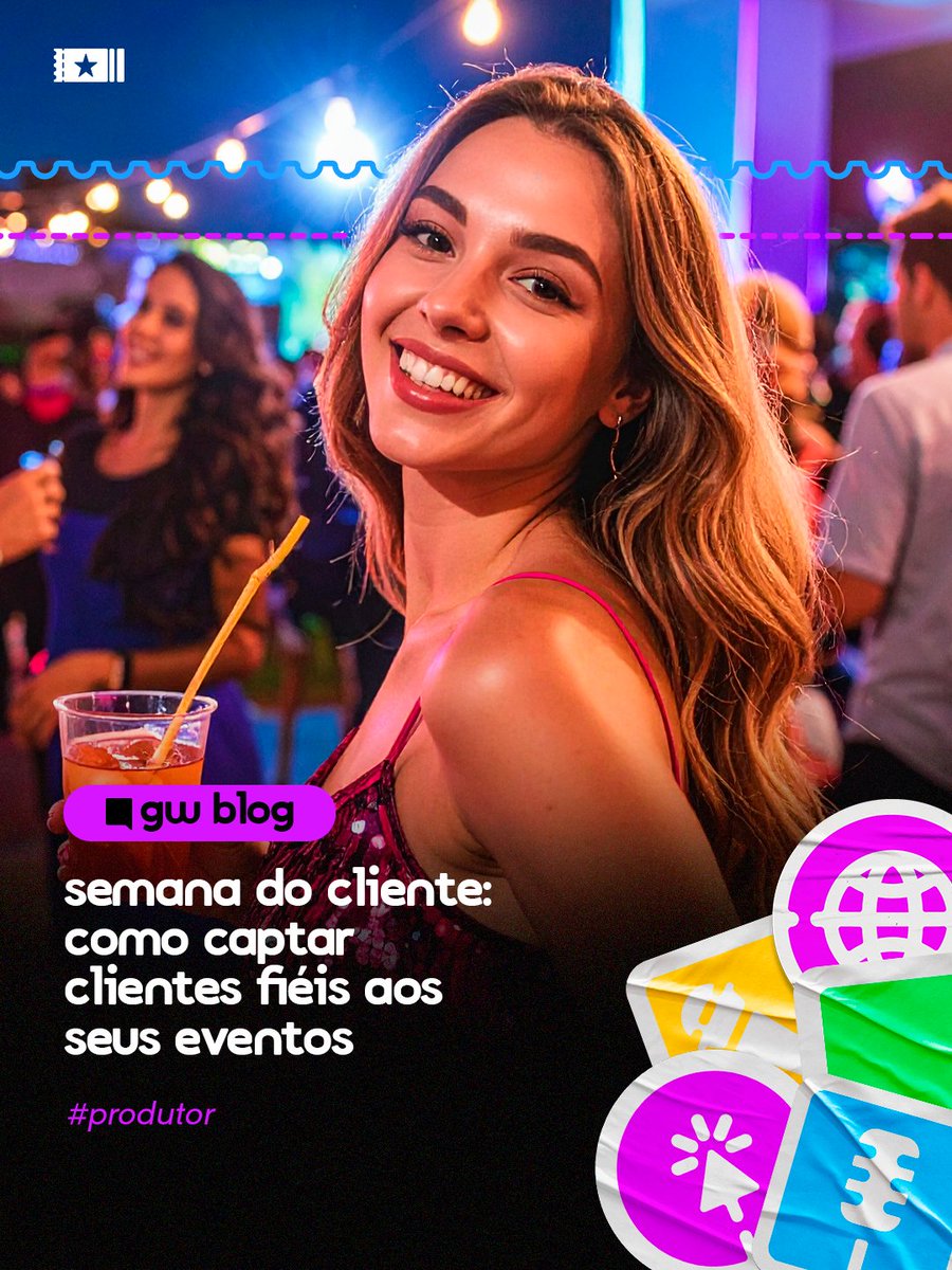 GuicheWeb's tweet image. ✨Semana de celebrar quem faz os eventos, shows e experiências inesquecíveis acontecerem: o público!

No nosso novo artigo de blog, você aprende como captar clientes para o seu evento.

👉 Link: lnkd.in/dsVxWHZE