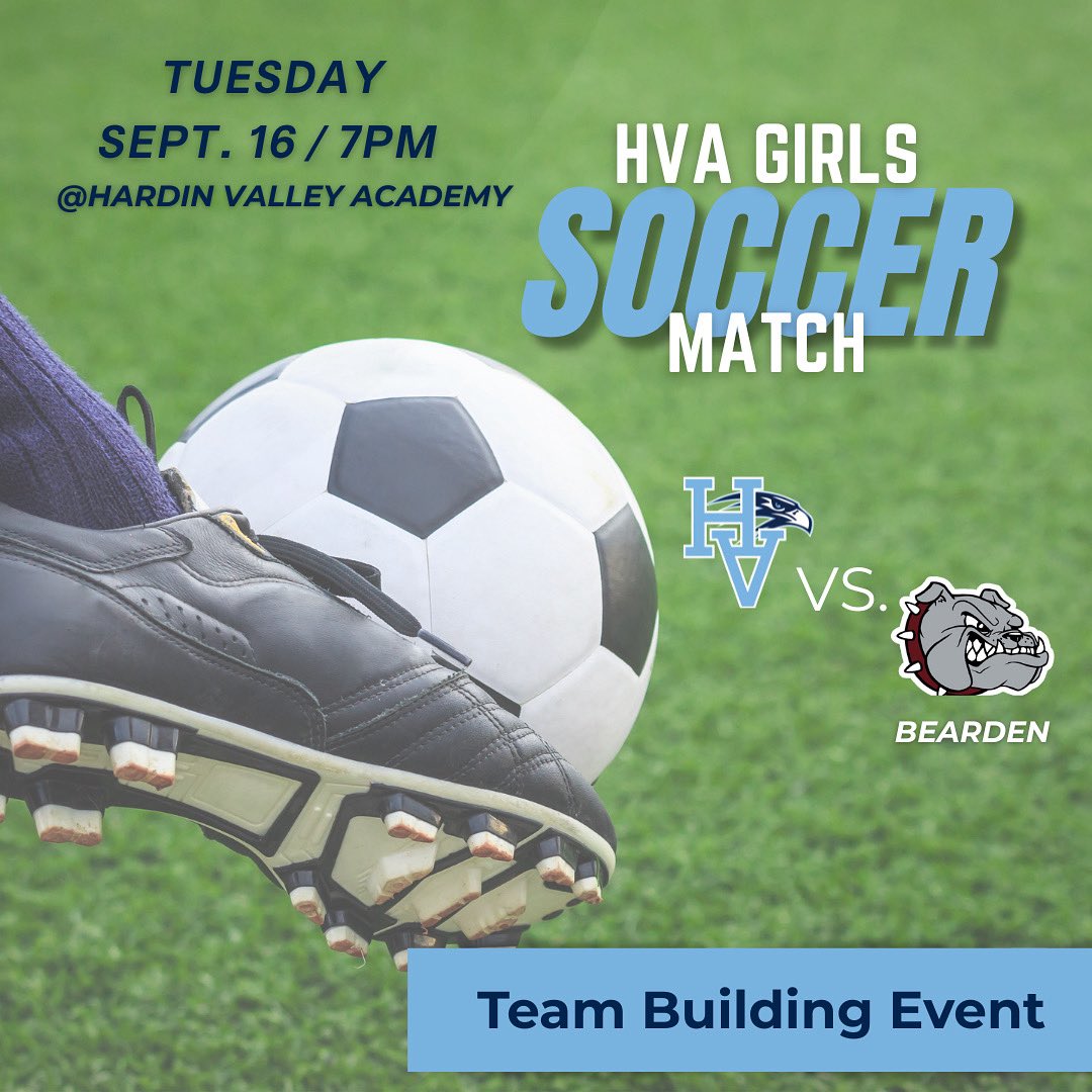 TEAM BUILDING EVENT TONIGHT ⚽️ 
HVA Soccer Boys let’s show our support to the @hva_girlssoccer as they take on Bearden tonight at 7pm at home. 
JV plays at 5:00pm.
Go Hawks!!
#hvaboyssoccer #hvaathletics #hvagirlssoccer #gohawks