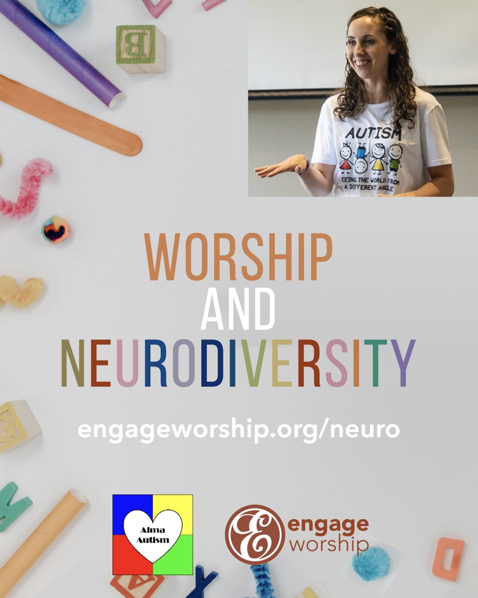 We are thrilled to be hosting Kirstyn Oliver, founder of Alma Autism, for a 90 minute evening webinar on Worship and Neurodiversity - 4th November 2025.

More info and book your places here: engageworship.org/neuro