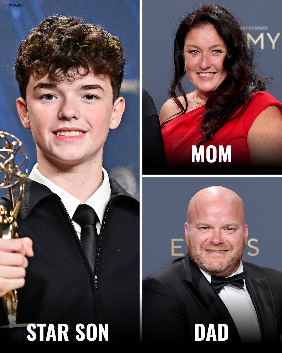 🏆 15-year-old Owen Cooper just made Emmy history!

Adolescence young star Owen Cooper made headlines for his powerful performance and his heartfelt words on stage.

But it’s this quiet moment — standing proud with mom and dad — that says it all. ❤️
