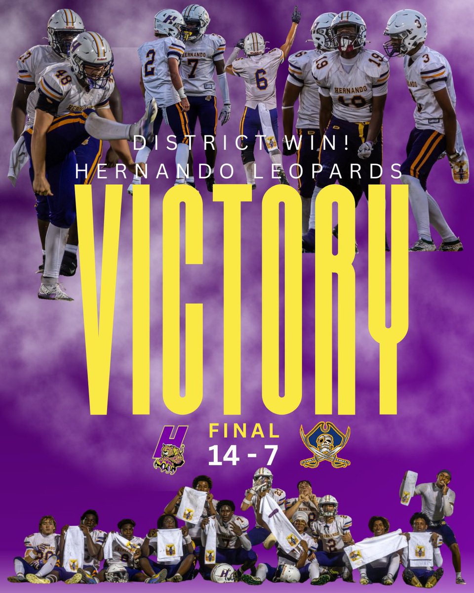 Leopards sink the ship, road to District Championship 🐆💪🏼💜💛

<a href="/Andy_Villamarzo/">Andy Villamarzo</a> <a href="/TomLoy247/">Tom Loy</a> <a href="/Andrew_Ivins/">Andrew Ivins</a> <a href="/adamgorney/">Adam Gorney</a> <a href="/PrepRedzoneFL/">Prep Redzone Florida</a> <a href="/ChadSimmons_/">ChadSimmons</a> <a href="/Rivals/">Rivals</a> <a href="/247recruiting/">247Sports Recruiting</a> <a href="/352SouthFB/">352 South Football</a> <a href="/81352Elite/">Elite Training</a> <a href="/in_huddle/">InTheHuddleScouting</a> <a href="/RealNews102/">Drew Johnson</a> <a href="/ChopAlexander/">Coach Chop Alexander</a> <a href="/CoachBSpaulding/">Brice Spaulding</a>  <a href="/HHS_LeopardsFB/">Hernando Leopards Football</a> <a href="/CoachKaz_FRM/">CoachKaz_FRM</a>