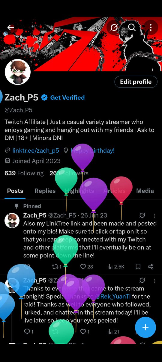 Well would you lookie at that? It be da day of balloons on here! Good day to have off of work and to be able to relax lol