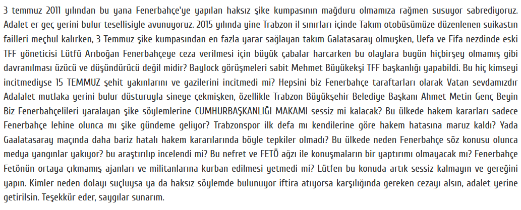 muratata42's tweet photo. Tüm Fenerbahçe'lileri Beşiktaş'lıları ve Futbolseverleri Cimer'e şikayet etmeye davet ediyorum.
@adalet_bakanlik @TFF_Org @Fenerbahce @HUFEDER1907 @Besiktas @forzabesiktas @HulusiBelgu @AhmetKetenci53 @lubeayar @ahmetercanlar @baristumok Galatasaray  Sedat Peker
 Sane Murat Kurum https://t.co/o3oCHl2YQQ