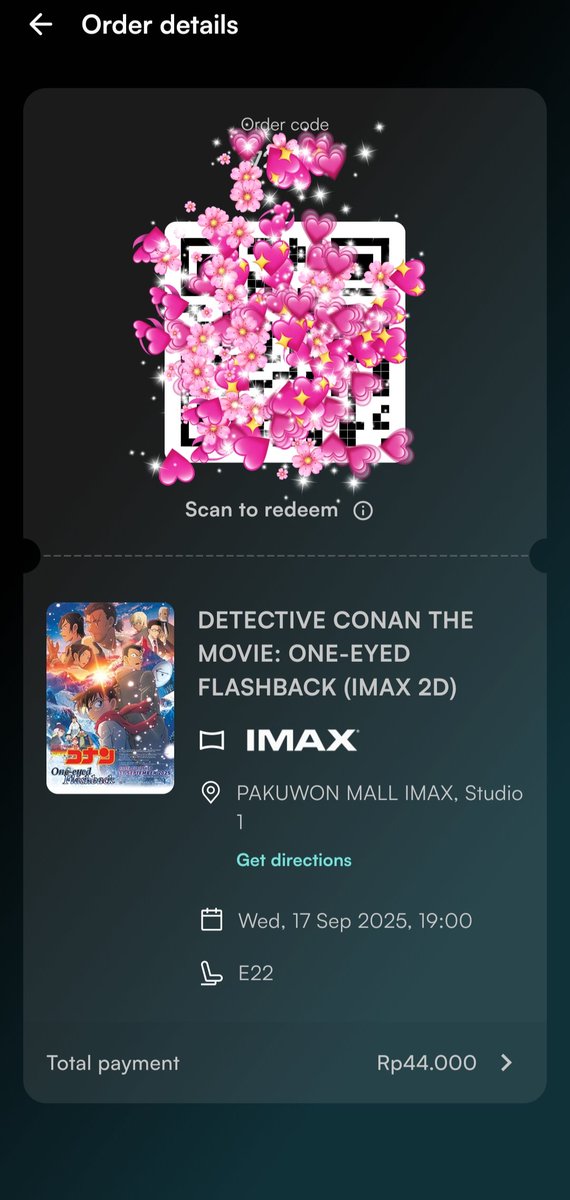 haloo rek. kali ada yg mau tiket Conan Movie yg baruuu aku jual murah karena salah jam nih. pls rep stelah dm yg mau yaa