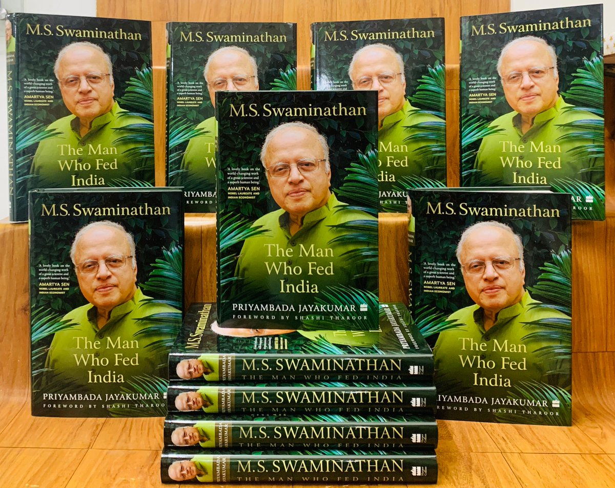 Padhega India (Bodhi Tree Knowledge Services) (@padhegaindia_) on Twitter photo #NewBookAlert 🪷
Presenting the much talked about book: M S Swaminathan - The Man Who Fed India by Priyambada Jayakumar (<a href="/pjkc23/">Priyambada Jayakumar</a>) by <a href="/HarperCollinsIN/">HarperCollins</a>.
#BuyOriginal 💮 #BuyFromPI
Order 👉 padhegaindia.in/product/m-s-sw… #NewBookAlert 🪷
Presenting the much talked about book: M S Swaminathan - The Man Who Fed India by Priyambada Jayakumar (<a href="/pjkc23/">Priyambada Jayakumar</a>) by <a href="/HarperCollinsIN/">HarperCollins</a>.
#BuyOriginal 💮 #BuyFromPI
Order 👉 padhegaindia.in/product/m-s-sw…