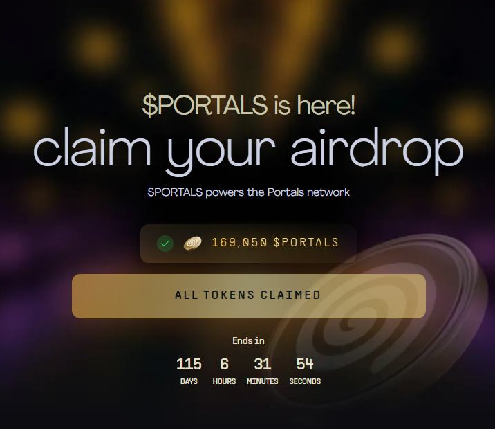 Not selling any, thank you Portals yet again for doing such an awesome TGE :)

I don't even consider this as an airdrop, it's an investment I made and the fruit is going to come at the end of every month in the form of staking :)