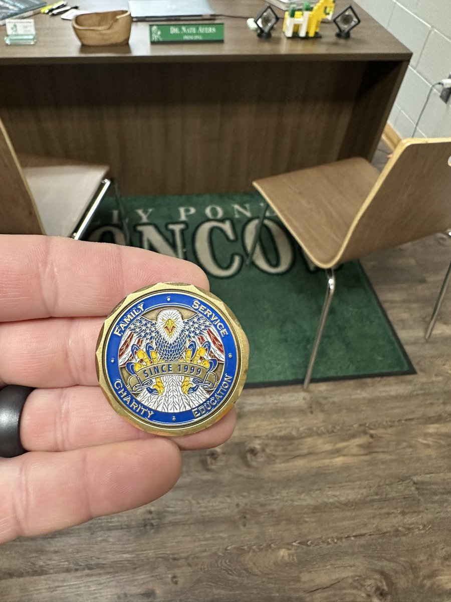Adding to my challenge coin collection thanks to <a href="/taasro/">TAASRO</a>