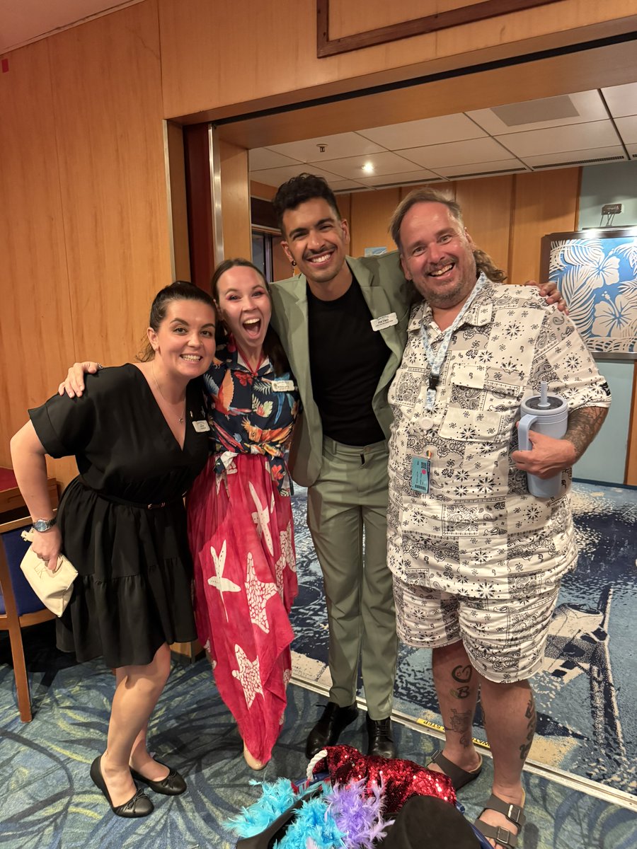 WavemastersGrp's tweet image. Have fun on board with some of the most amazing and energetic staff I have ever met.  #cruise #cruisebrothers #wavemasters #vacation #travel #getaway #inclusive #island #ocean #relaxing #Margaritaville #Margaritavilleatsea
