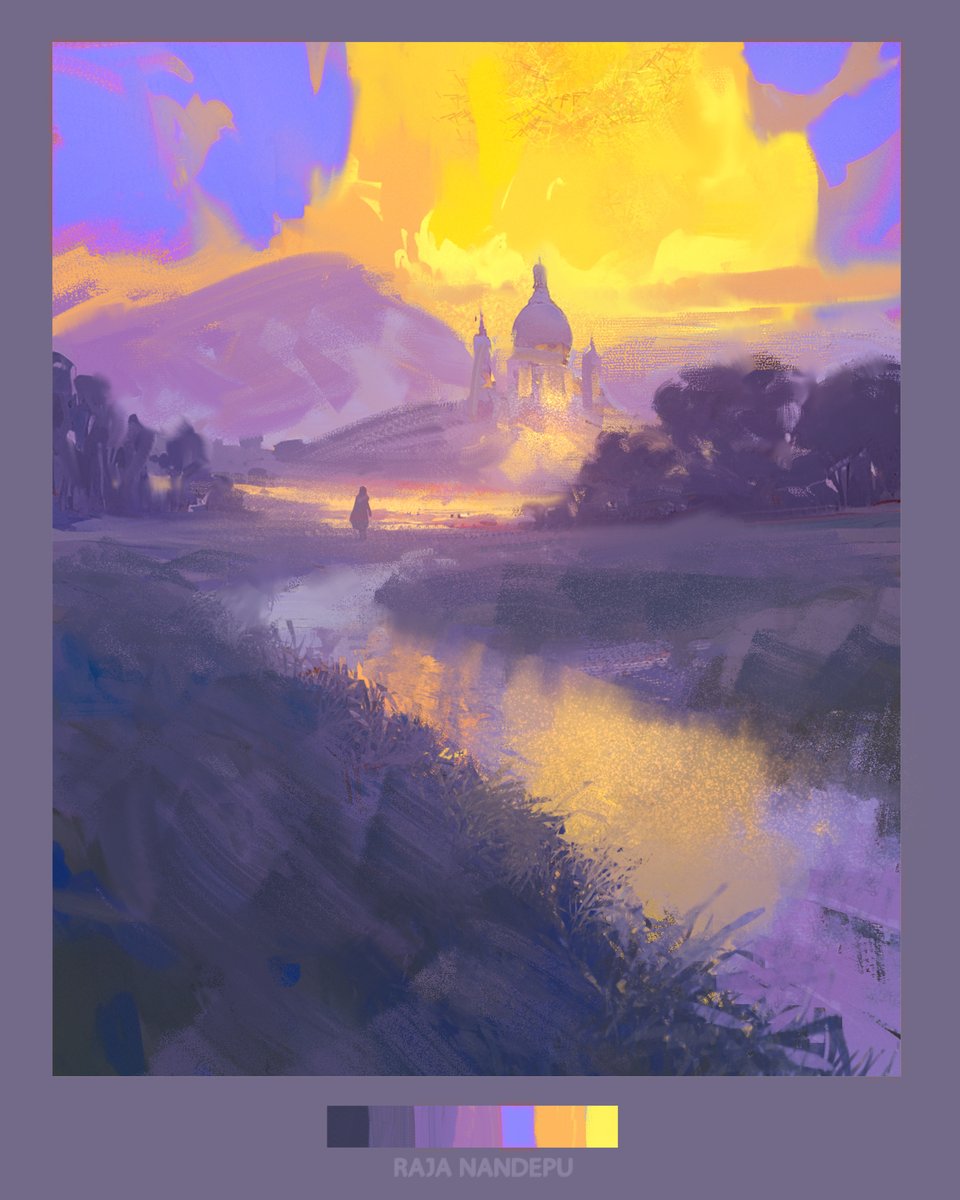 evening painting