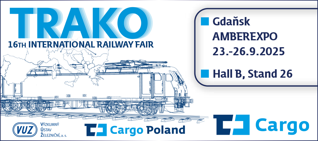 TRAKO 2025 in Gdańsk – just one week away!
One of the most important railway trade fairs in Central and Eastern Europe begins in 7 days, and we will be there!
Visit us at the joint stand with <a href="/CDCargo/">ČD Cargo, a.s.</a> , booth no. 26 in Hall B.
#VUZ #TRAKO2025 #Gdańsk #railway