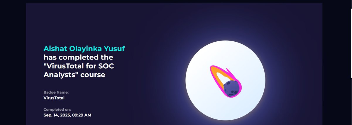 Nanaaisha_1's tweet image. SIEM, SOAR, EDR are key tools for Security Operation Center and Analysts. 
Taking these courses on @LetsDefendIO has given me more hands-on experience. I&apos;m eager to grow as a SOC Analyst!🤗

Many thanks Dr.@ireteeh
@Cyblackorg @anyrun_app @AleroLacherie 

#Cybersecutity #SOC