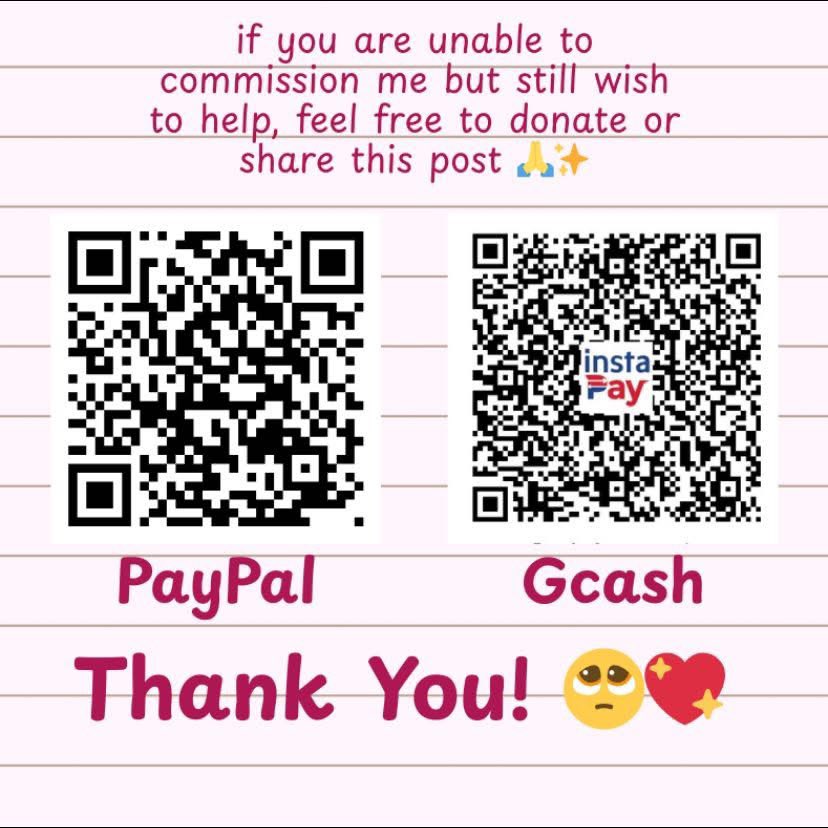 [🤍&amp;RT]

As promised, I'm opening Gcash/Paypal-only Chibi Comms to help with my dad's medical expenses 🙏💖

Please see full story here &gt;&gt;&gt; x.com/paositivevibes… 

Thank you for all the kindness, prayers and support 🤍