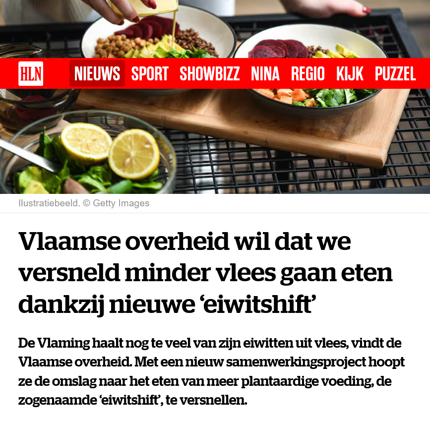 En ik wil dat de Vlaamse overheid mij versneld meer met rust laat.

Rot op met je #Biefstukban.