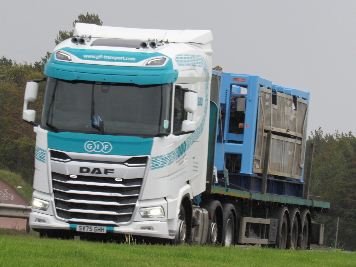 Our latest DAF has been spotted on its first trip down south yesterday🚛
