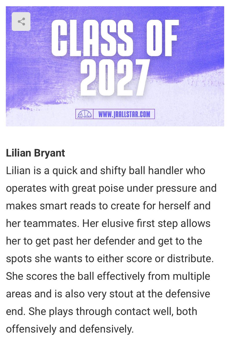 Thanks for the shoutout <a href="/JrAllStarBB/">Jr. All-Star Girls Basketball</a>