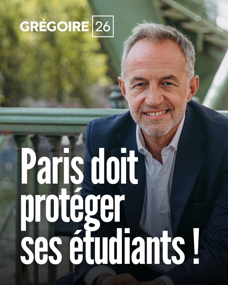 C'est la rentrée universitaire !

Aujourd'hui, 1 Parisien sur 10 est étudiant.
Logement, alimentation, santé mentale… nous devons les protéger. 

Mes propositions. 👇