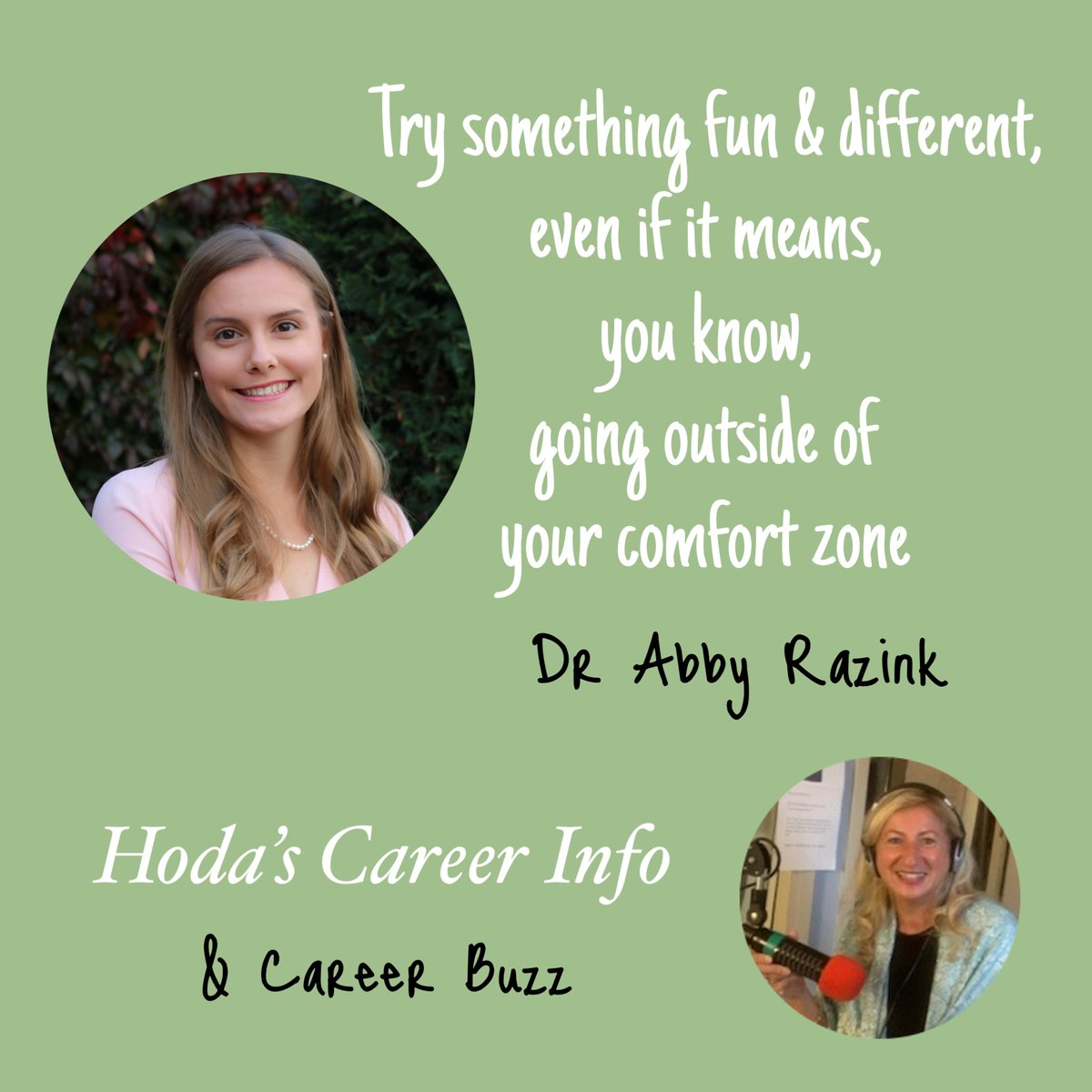 Are u stuck in routine career thinking? Wondering how to make ur next step feel exciting?

That’s where Career Play comes in. What is it? Michael Stebleton &amp; Abby Razink dive into it in our conversation on Hoda's Career Info. 
on.soundcloud.com/F3vwqU6DrdCAqz…

#CareerLiteracy #careertips