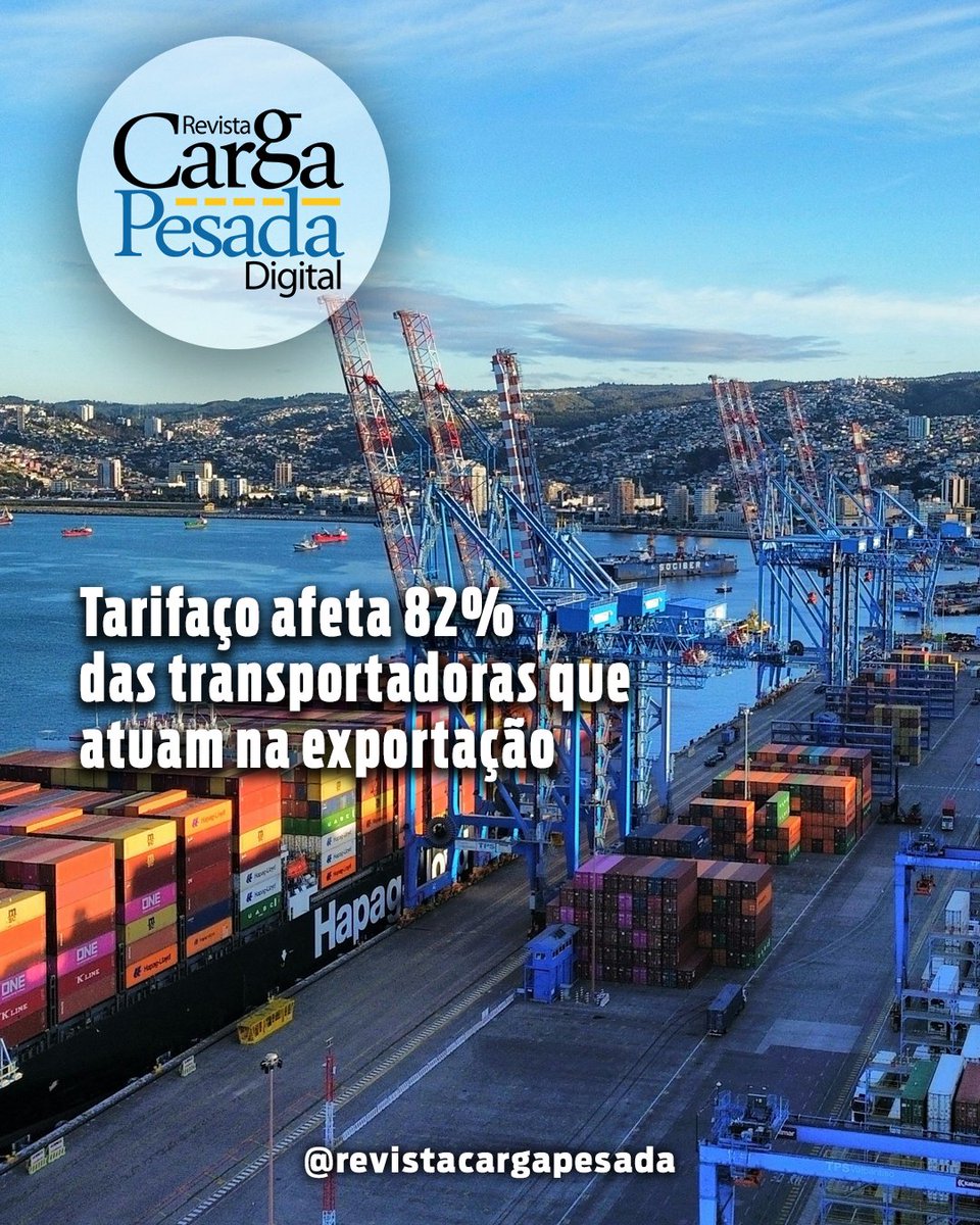 revcargapesada's tweet image. Levantamento da NTC&amp;amp;Logística mostra redução na demanda, antecipação e cancelamento de embarques, além de instabilidade nos preços dos fretes

Leia mais: cargapesada.com.br/tarifaco-afeta…

#RevistaCargaPesada #tarifaço #exportação #transportes #transportadoras #economia