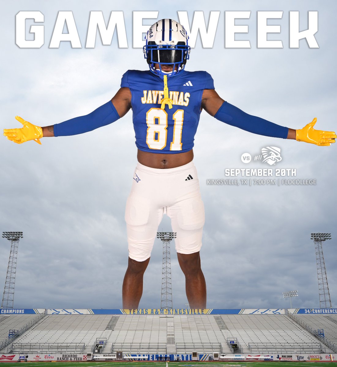 TAMUK Javelina Football tweet media