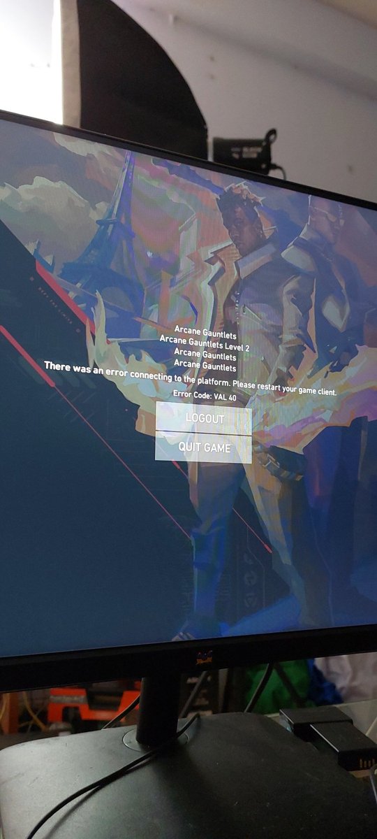 eyystein's tweet photo. @VALORANT yooo what happen? Server down? https://t.co/tecrxSNY95