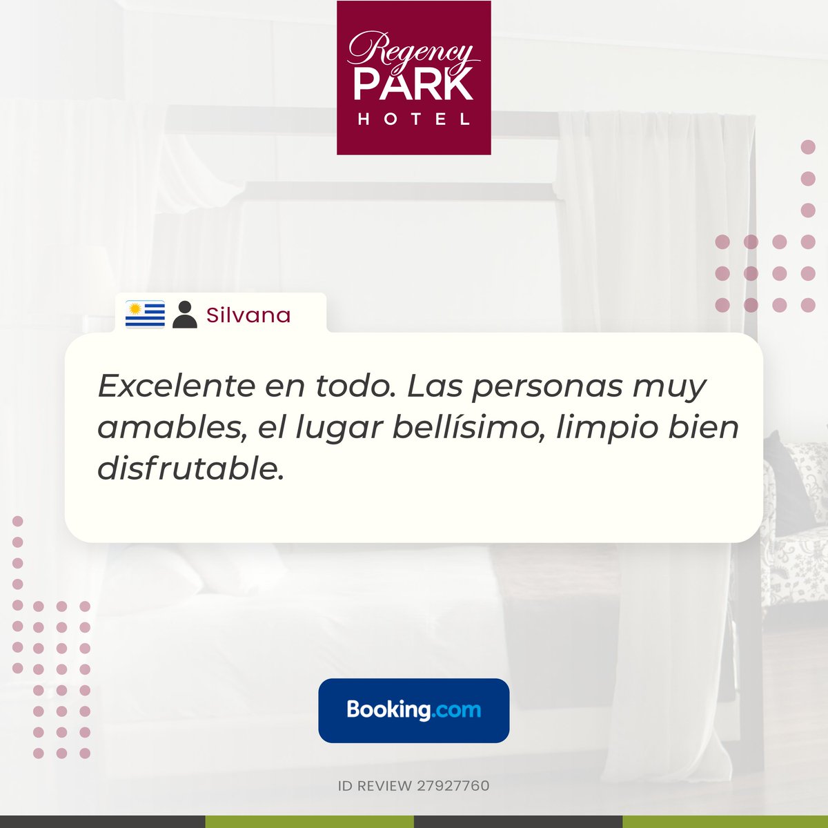 En Regency PARK trabajamos todos los días para que cada persona se sienta bienvenida, cómoda y con ganas de volver.

regencypark.com.uy