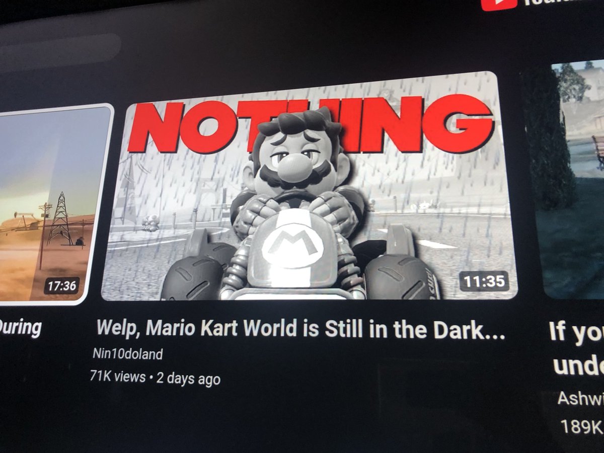 TheWonPMK's tweet photo. This is the type of shit I’m talking about. Upset @Nintendo didn’t announce #DLC for #MarioKartWorld for the #SuperMario40th Now if they did plus being $20 the same people would say it’s cut content and should been in the main game like #DonkeyKongBananza #Pretendo #NinGrifter https://t.co/aDFeVRGsjA