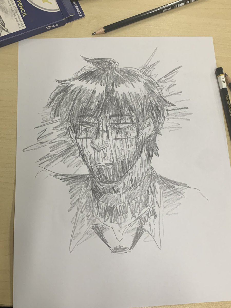 also i forgot to post this alex art from our drawing 1 class yesterday :P