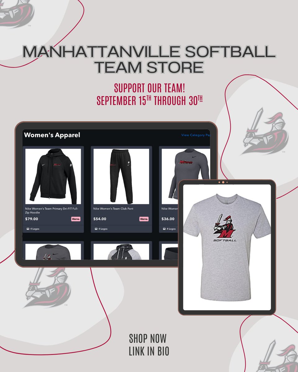 Grab your Manhattanville softball gear now‼️