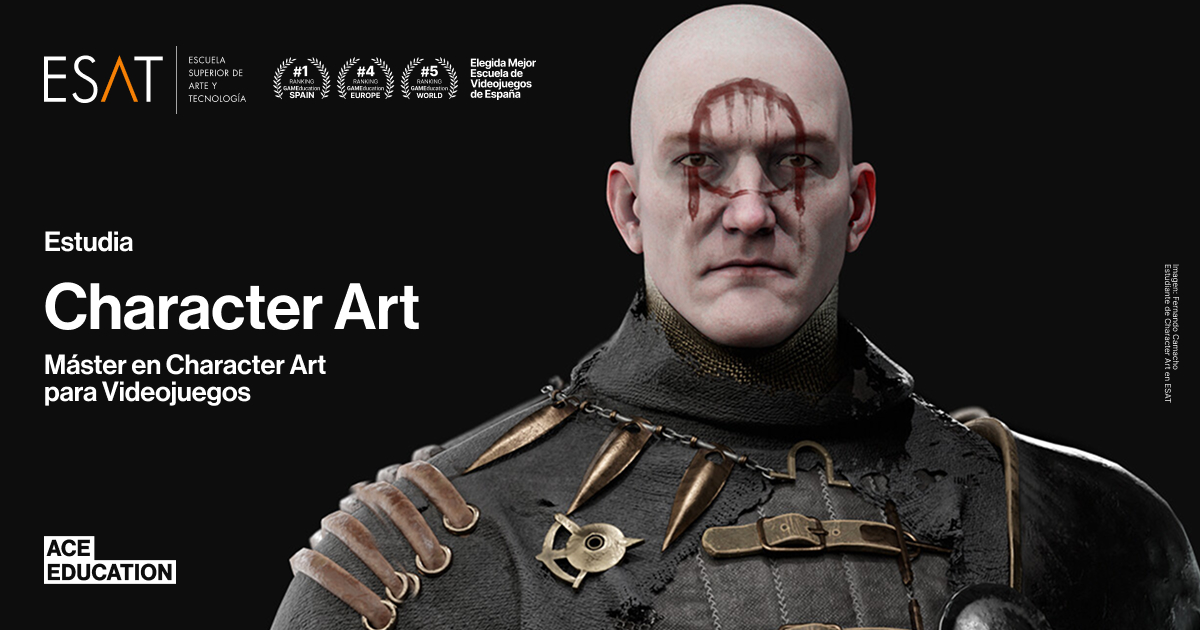 Máster Character Art para Videojuegos
Octubre 2025 - Julio 2026
Tienes un CFGS en 2D,3D, animación...
Puede que este sea tu máster 😉
Especialízate.

esat.es/estudios/curso…