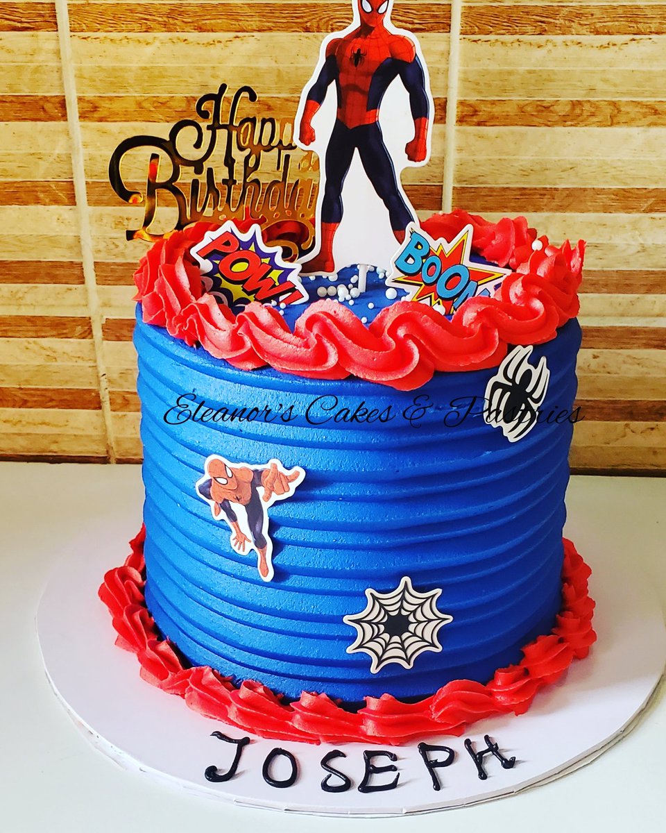 eleanorscakes's tweet image. Little Joseph and his Spiderman
Cakes for all events 
#togocakes #customizedforyou #eleanorscakesandpastries