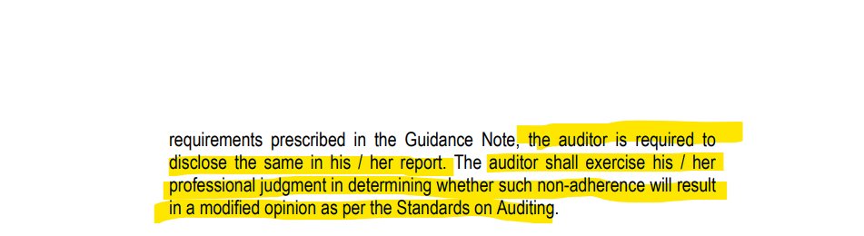akhilpachori's tweet image. Non-Compliance of Guidance Note on Financial Statements of Non-Corporate Entities

Referring FAQ issued by ICAI dated 22.08.2025

It is mandatory for the auditor to disclose this fact of non compliance in report.

For giving quailed/modified opinion, auditor  shall exercise…