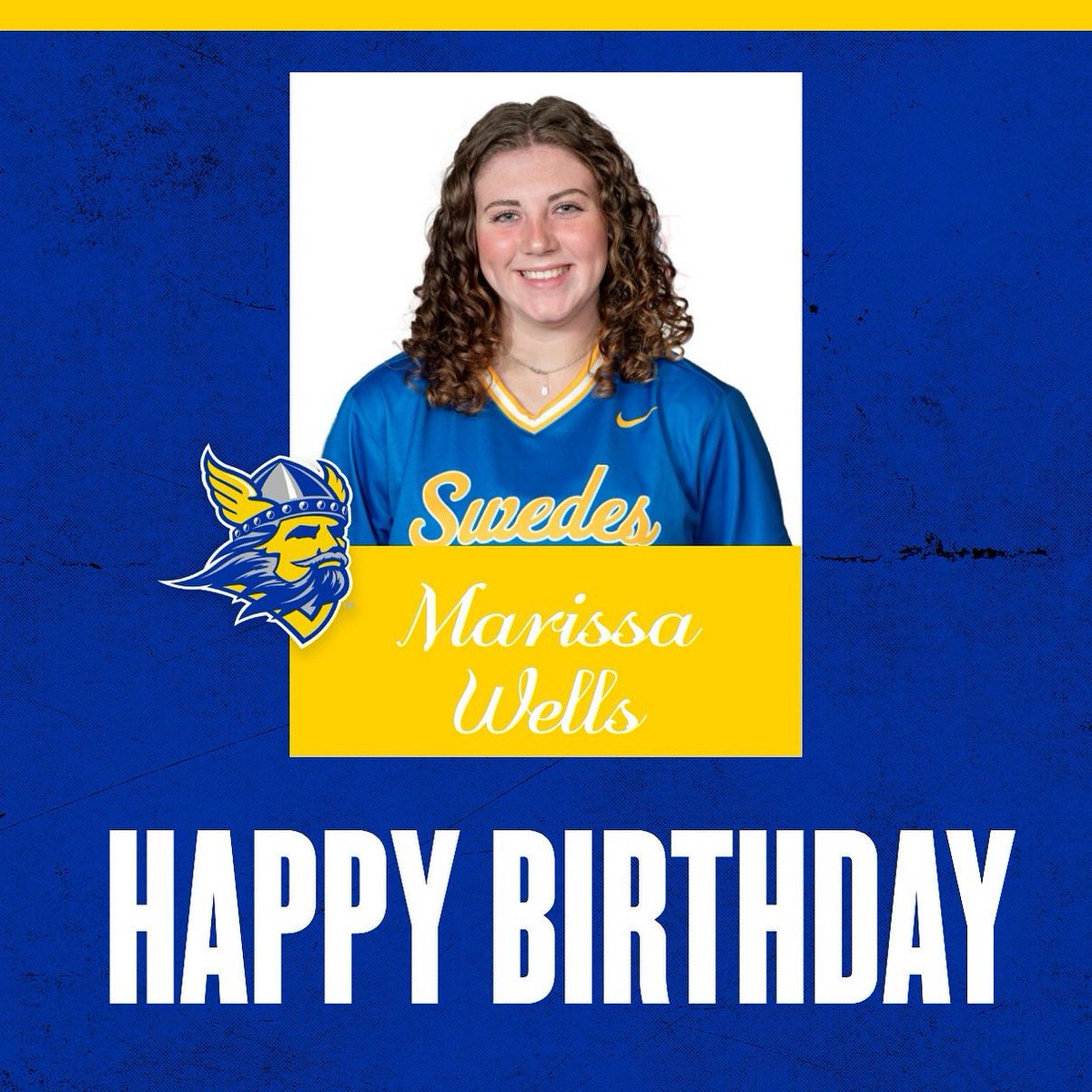 Happy birthday to Marissa Wells! We love you and hope you have a wonderful day 💙💛