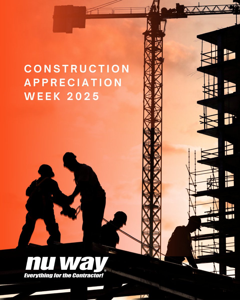 This week we celebrate Construction Appreciation Week — a time to recognize the men and women who build our communities from the ground up.
#nuwayinc #nuwayrents #nuwayfab #everythingforthecontractor