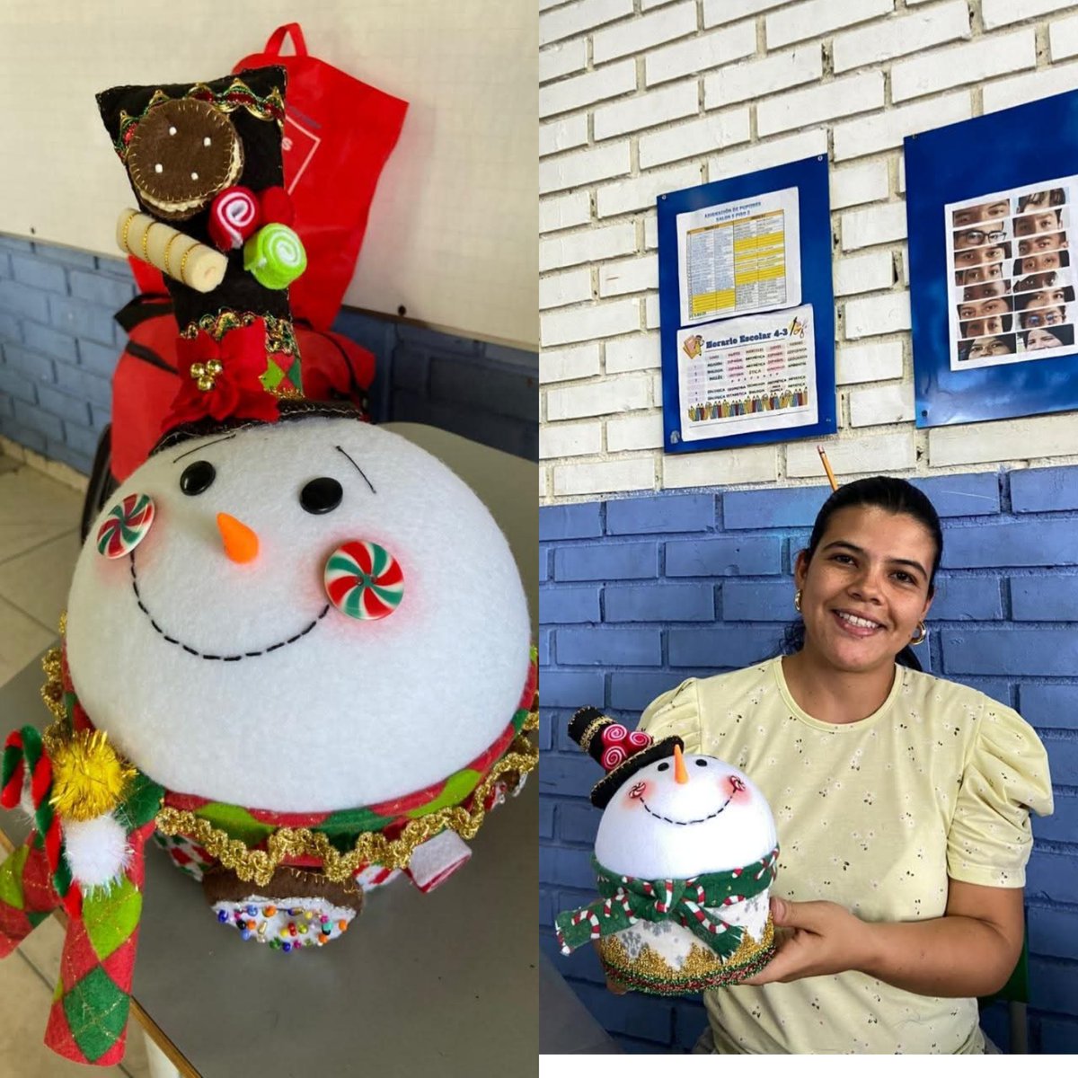 IeSemilla's tweet photo. "Sencillamente hermoso" los trabajos navideños de nuestras madres y acudientes en  la escuela de padres semanal.@Mineducacion @AlcaldiaPalmira @sempalmira https://t.co/F6tkapoUYr