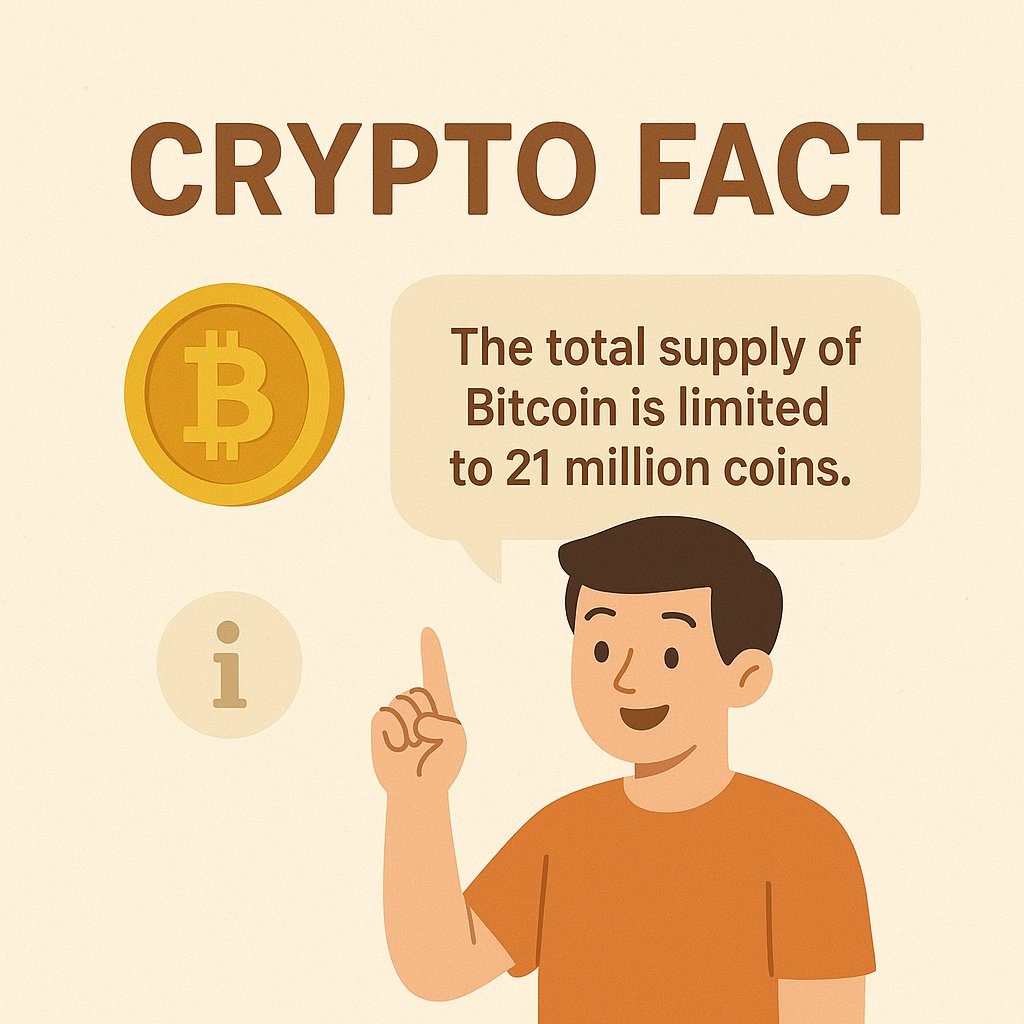 Crypt0Mondays's tweet image. 💡 #CryptoFact: Bitcoin’s supply is forever capped at 21 million coins. Scarcity creates value and just like digital gold. 🪙✨

#CryptoMondays #Bitcoin