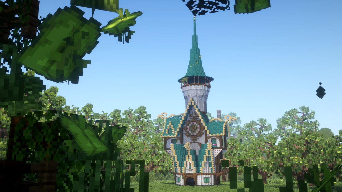 Fantasy tower🧚‍♂️
#Minecraftbuilds 
#minecraft建築コミュ 
#Minecraft