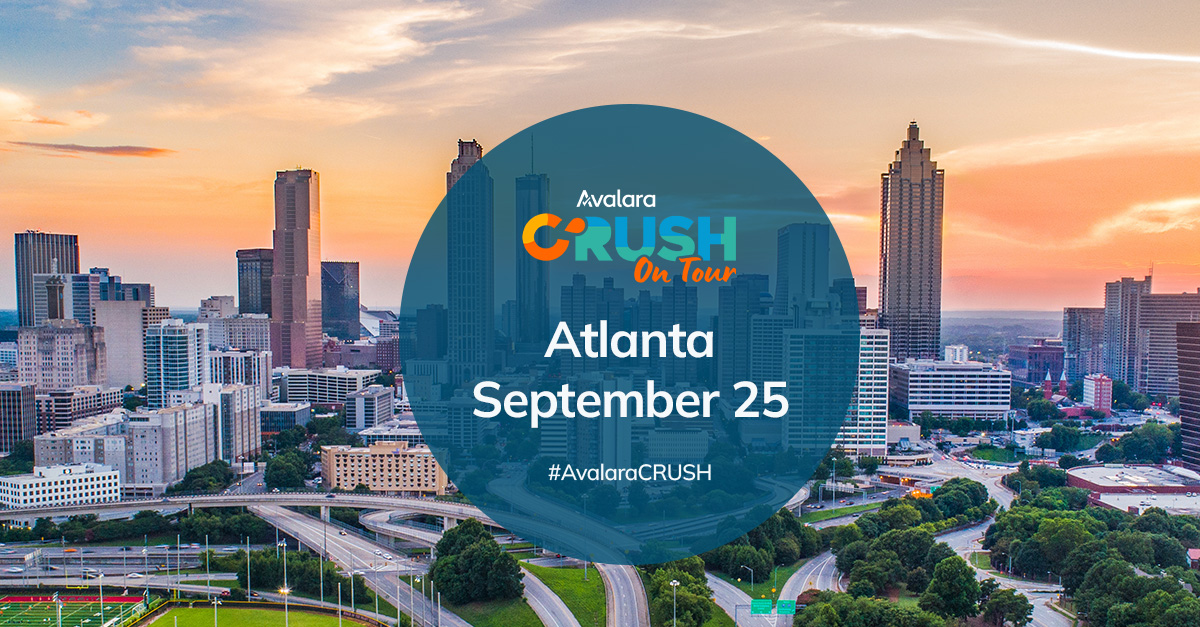 avalara's tweet photo. Dallas was amazing, now we're headed to Atlanta! ATL, it's time to show up for #AvalaraCRUSH on Tour!
One day.
Numerous insights.
CPE Credits. https://t.co/LuPdOIvcpq