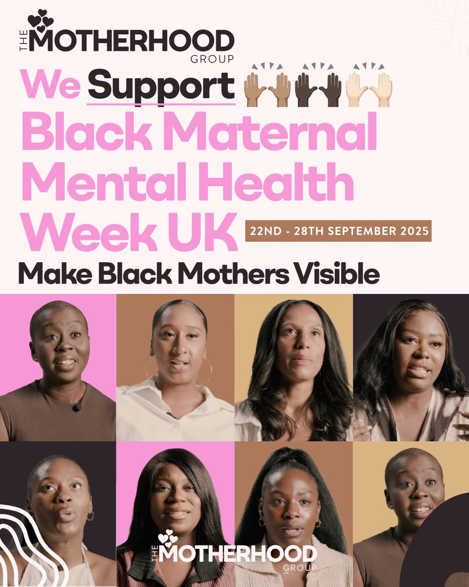Talkthru supports Black Maternal Mental Health Week UK, with this year's theme, centred on Making Black Mothers Visible. 
This week, we stand together to say: Black mothers deserve to be seen, heard, and supported.
<a href="/MotherhoodGroup/">The Motherhood Group</a> 
#BMMHWUK