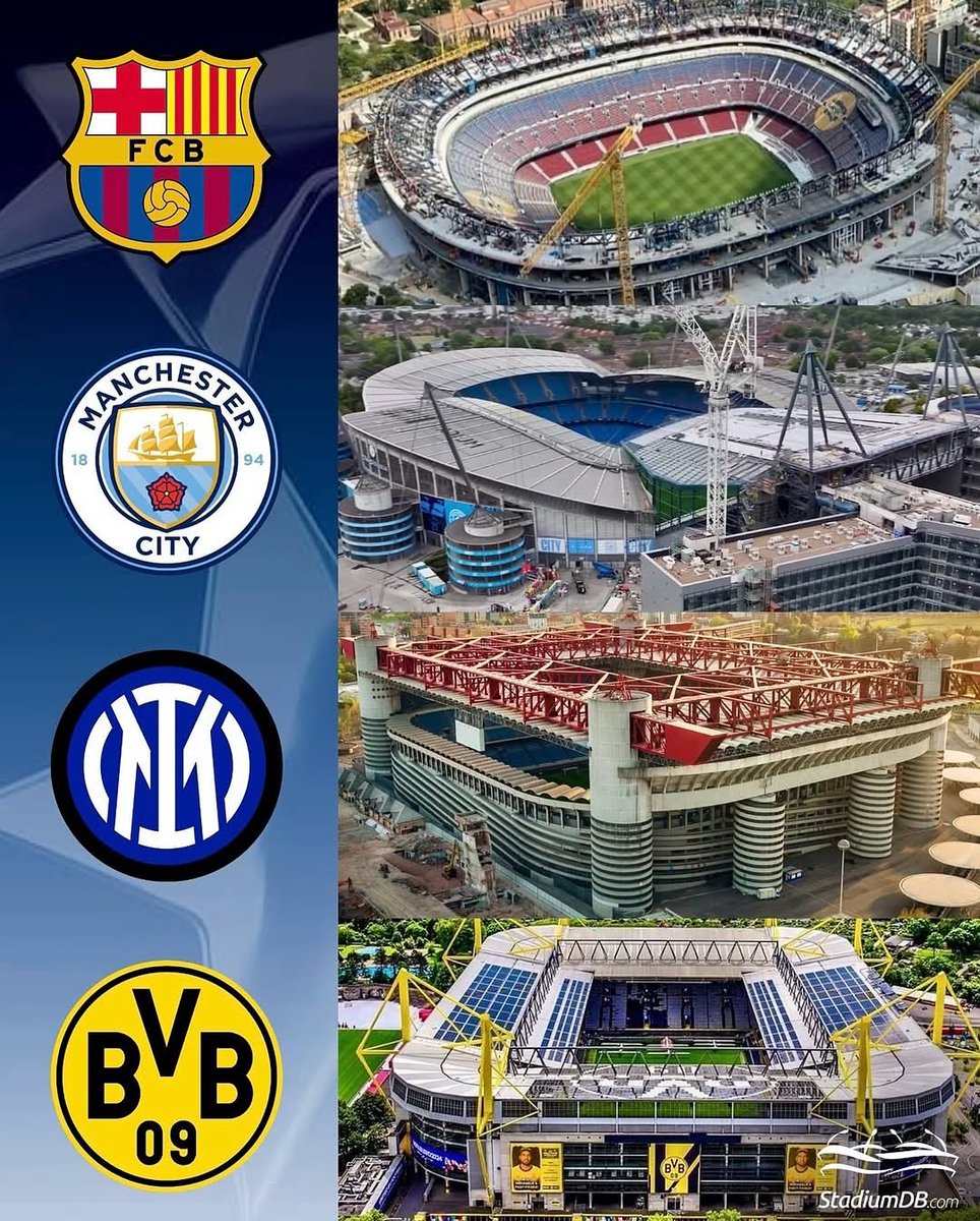 All 36 Clubs and their stadium ready for Champions League nights 🥳🎉
Which one do you think has beautiful atmosphere?

Thread 🧵