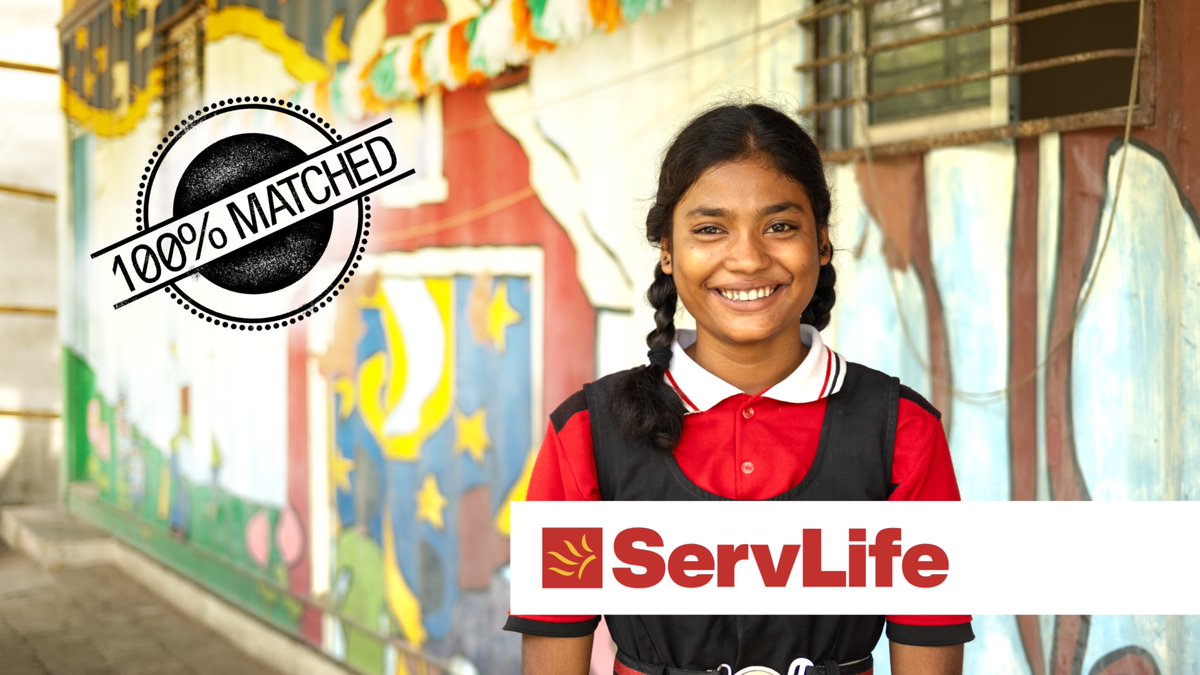 ServLife's tweet photo. Double your impact in India and Nepal! Now through the end of October, your donation to ServLife will be 100% matched, dollar-for-dollar, up to $50,000. Make a gift today and see your generosity go twice as far!

https://t.co/a8H2xoEQZY
#100MATCHED #DoubleYourImpact https://t.co/9Nse8nZPAt