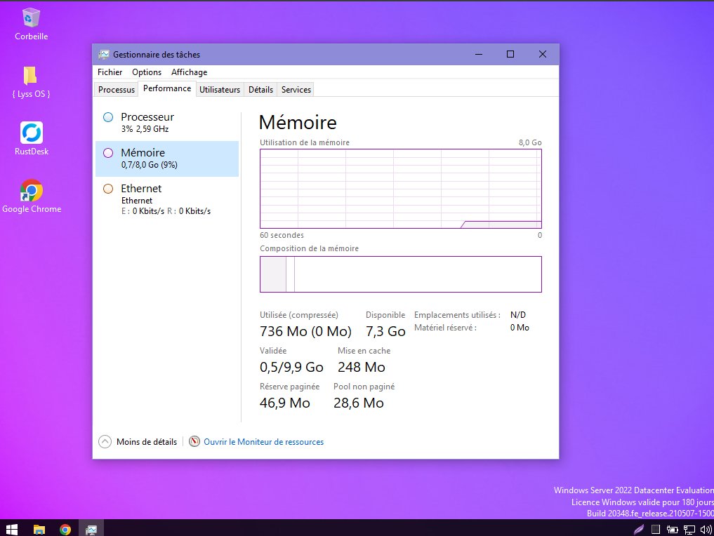FtnShadow's tweet photo. OPTIMISATION PC 2K25 – L’AVENIR EST DÉJÀ LÀ 🚨

Chez Lyss os, on ne parle pas de performance. 
On la redéfinit. Un Windows inimaginable. 
Latence inexistante Timing Synchronisé fait à la perfection.  
Serveur tournant sur Windows Server 2022, optimisé à 36% de RAM. https://t.co/eKFvwWWM7S