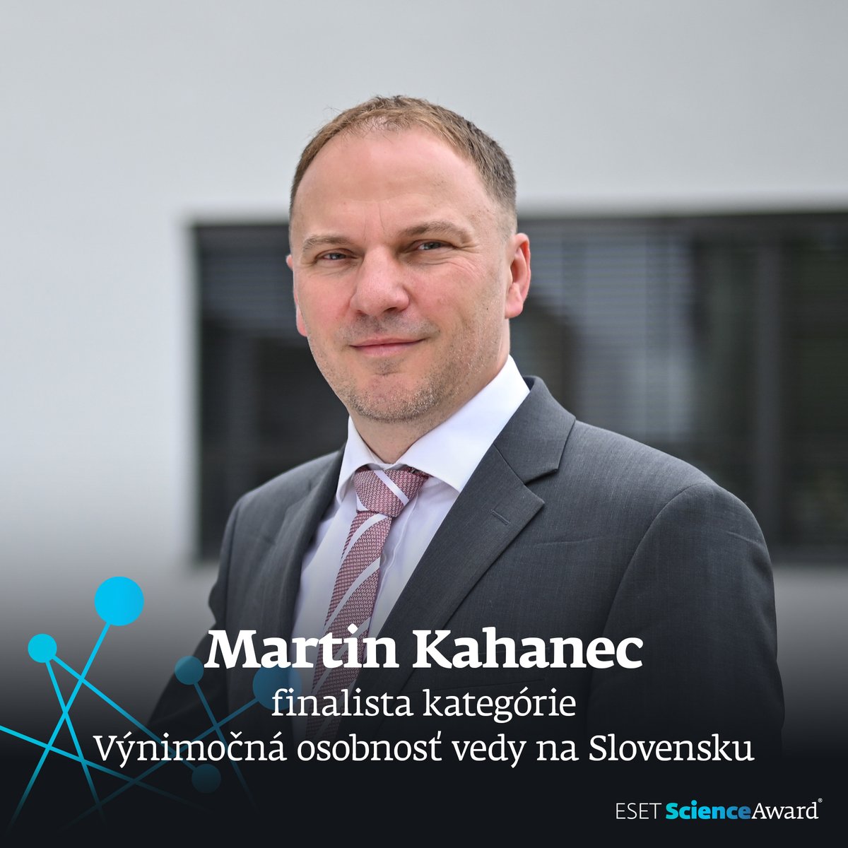 CELSI_Ba's tweet photo. CELSI Scientific Director @MartinKahanec Nominated for Prestigious @ESET Science Award 

The ESET Science Award is one of the most prestigious recognitions for scientific excellence in Slovakia. 

🔗 More at: https://t.co/Xi2uaE4Qhn https://t.co/SOvCxvkoce